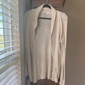 BP Cream Open-Front Cardigan